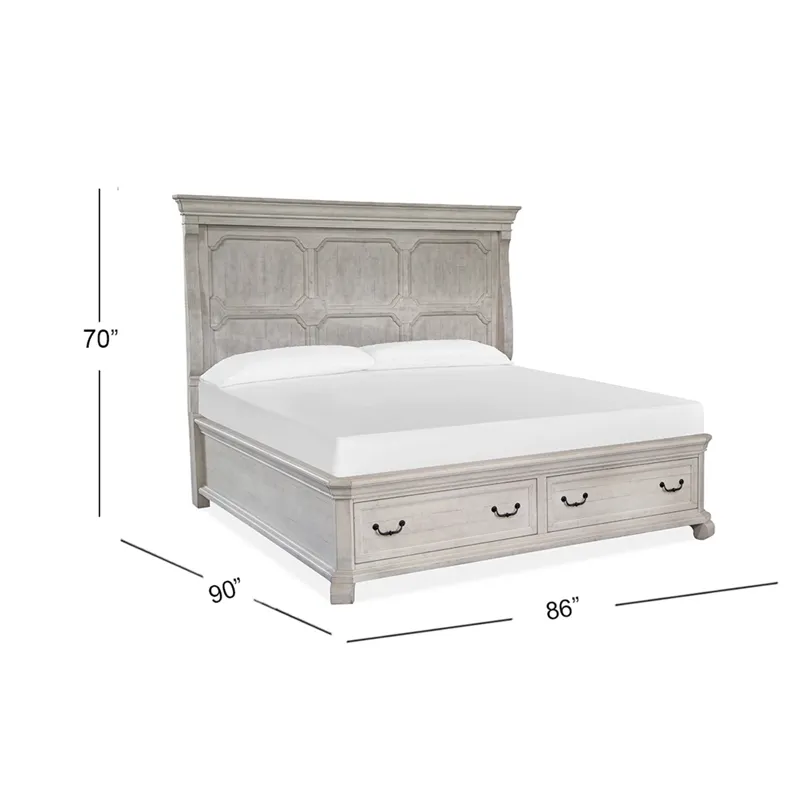 Bronwyn Complete King Panel Storage Bed