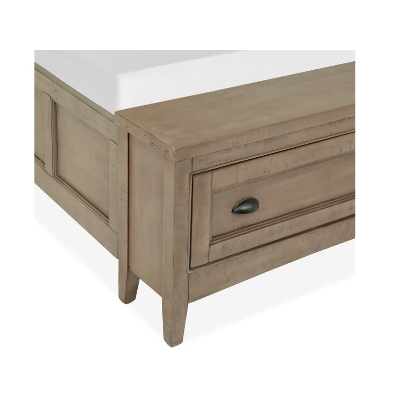 Paxton Place Complete Queen Lamp Panel Storage Bed