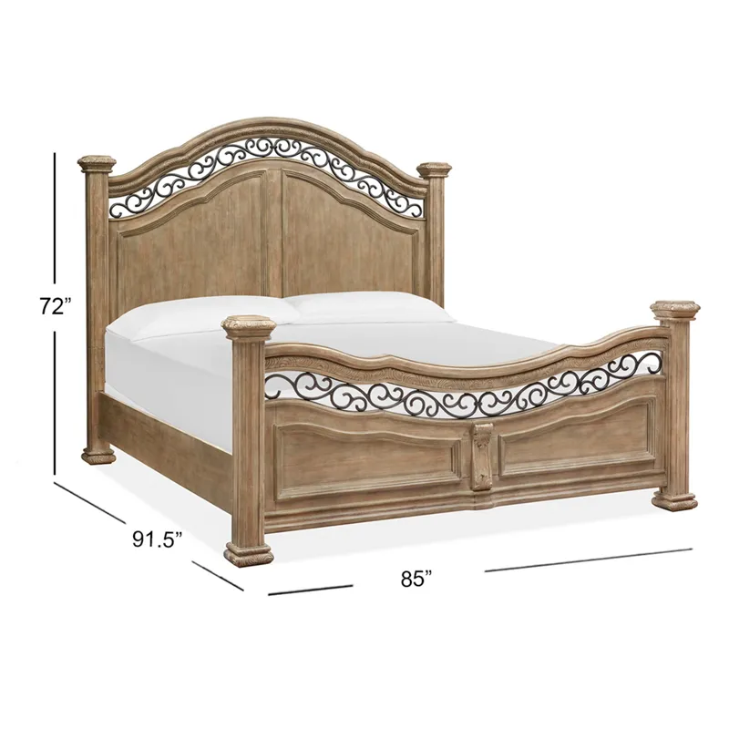 Marisol Complete King Panel Bed