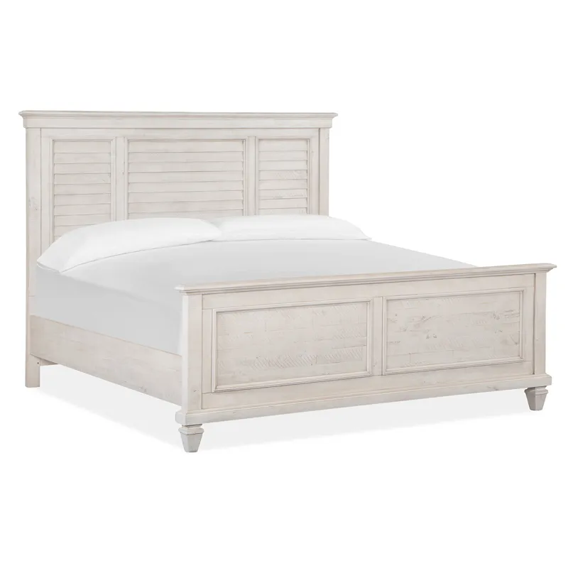 Newport Complete King Shutter Panel Bed