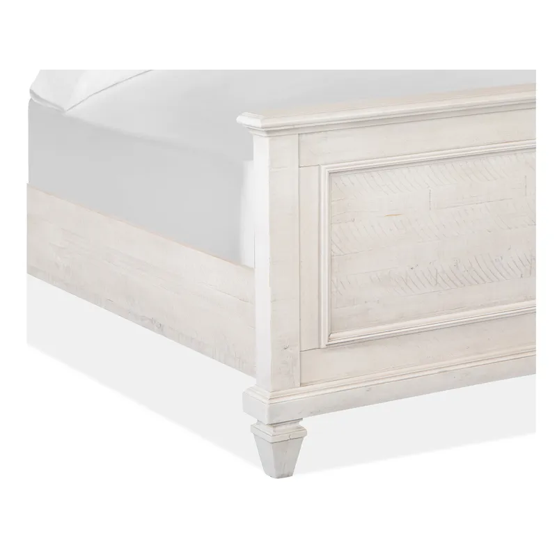 Newport Complete King Shutter Panel Bed