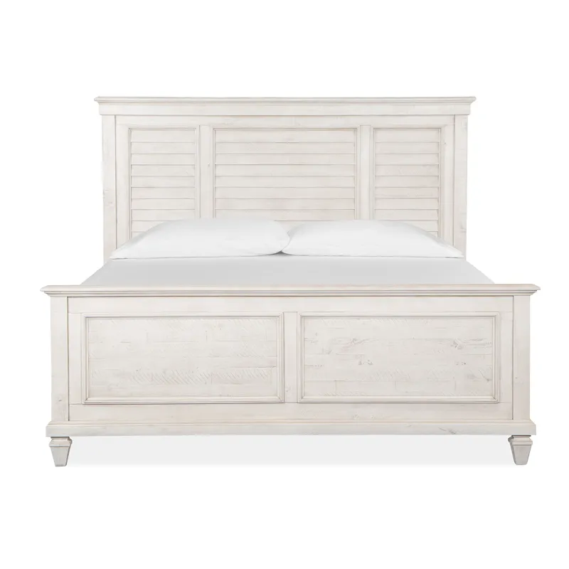 Newport Complete King Shutter Panel Bed