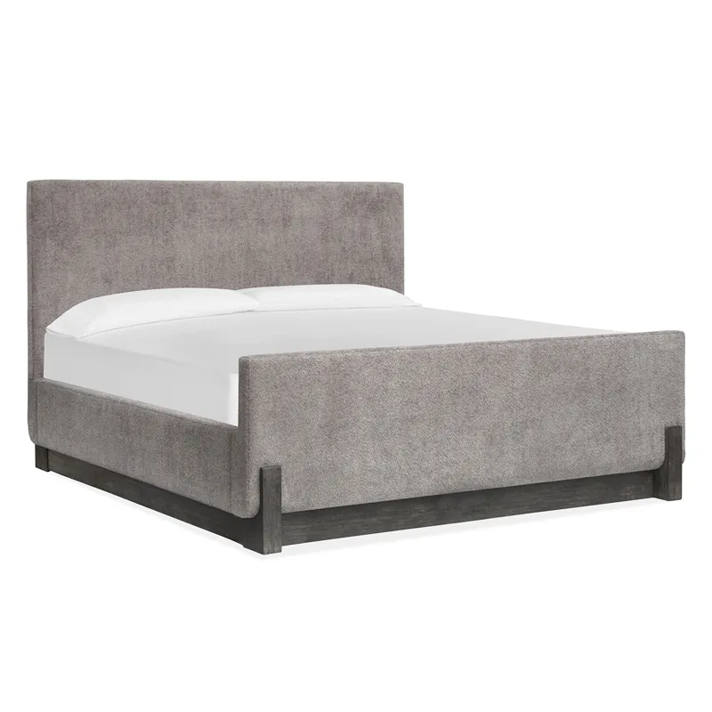 Kinsley Complete King Upholstered Panel Bed