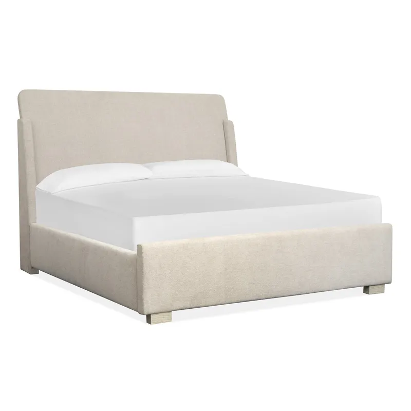Lorelei Complete King Upholstered Sleigh Bed