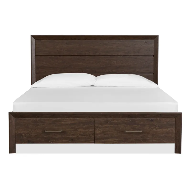 Llewellyn Complete King Panel Storage Bed