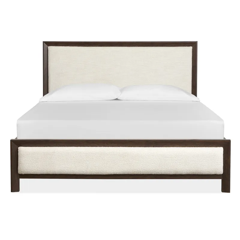 Llewellyn Complete King Upholstered Panel Bed