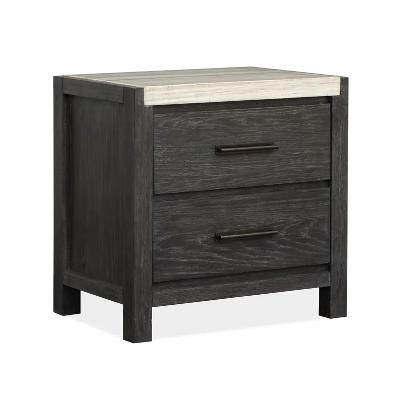 Plum Creek - Black Drawer Nightstand