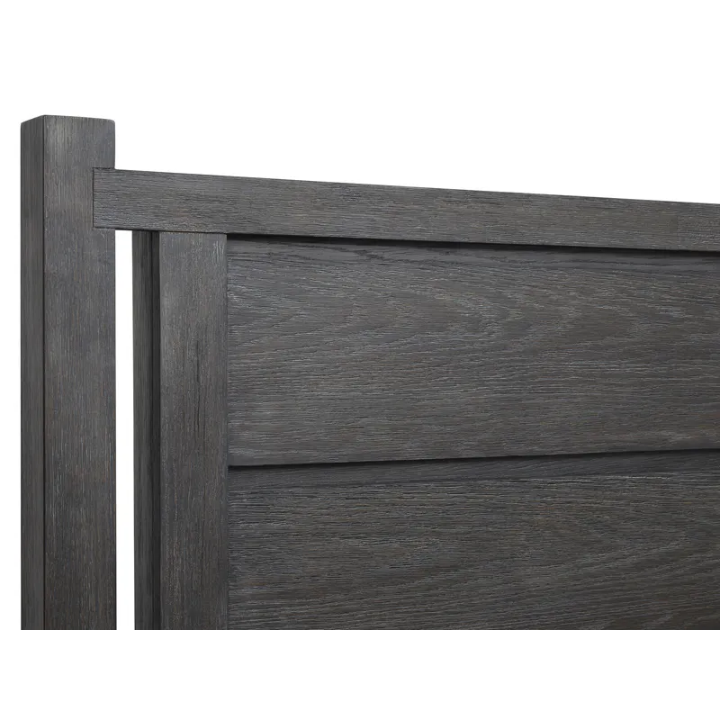 Plum Creek - Black Complete King Panel Bed