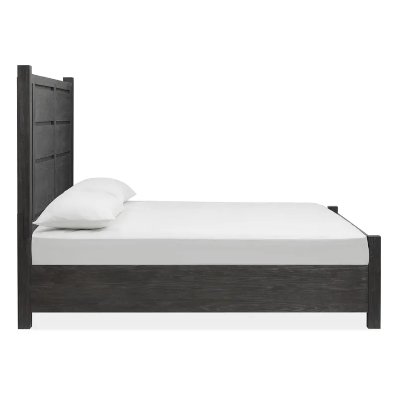 Plum Creek - Black Complete King Panel Bed