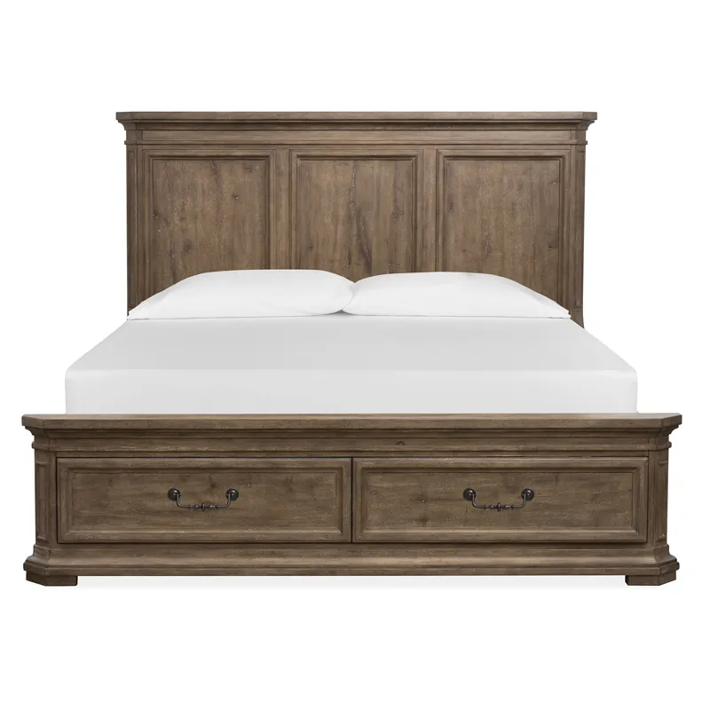 Adler Court Complete King Panel Storage Bed