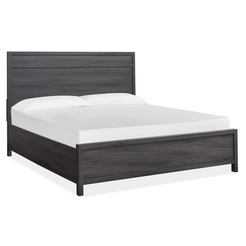 Merrifield - Black Complete King Panel Bed
