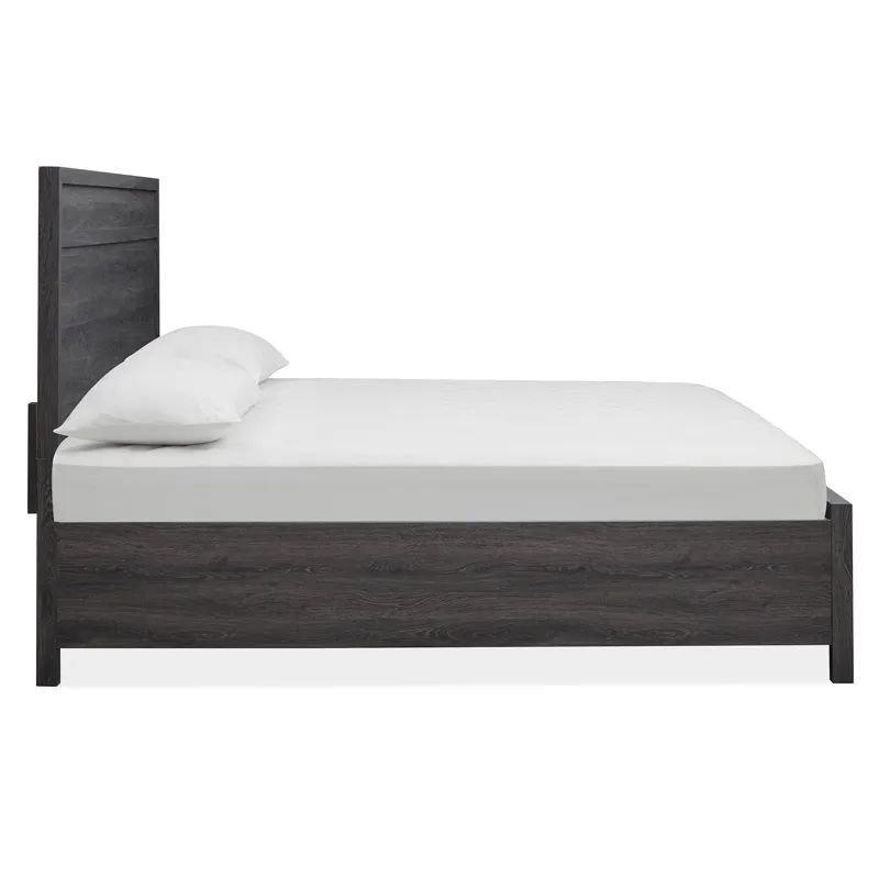 Merrifield - Black Complete King Panel Storage Bed