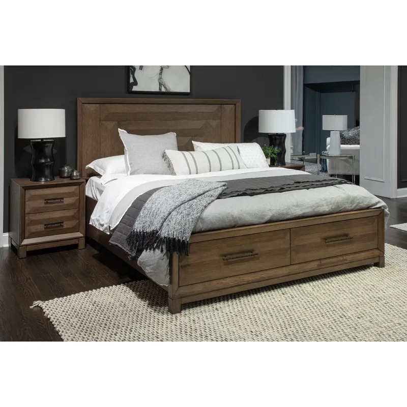 Callisto Complete King Panel Storage Bed