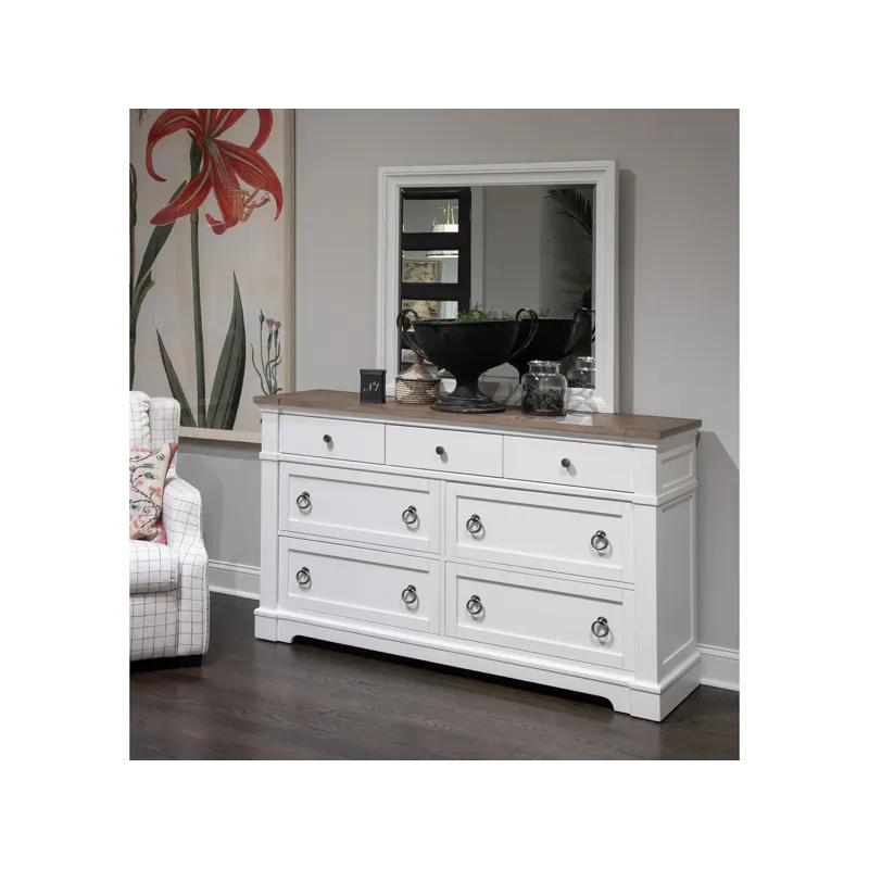 Kingston Drawer Dresser w/Landscape Mirror