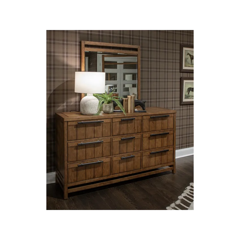 Conway Drawer Dresser w/Portrait Mirror