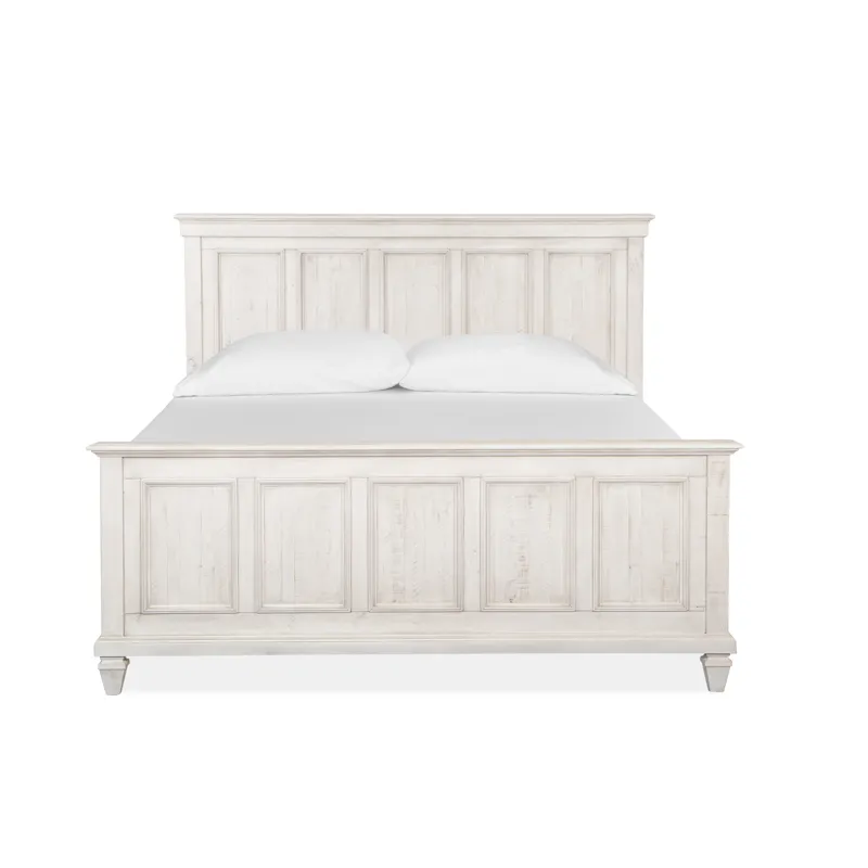 Newport Alabaster California King Panel Bed