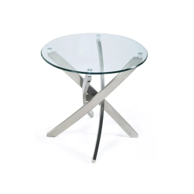 Zila Round End Table Base