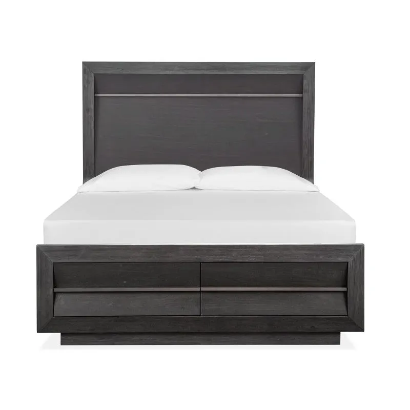 Wentworth Village Complete Queen Panel Storage Bed