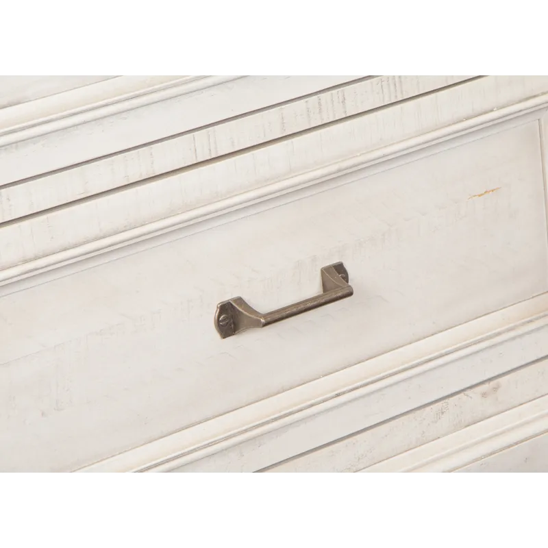 Newport Alabaster Drawer Dresser With Landscape Mirror
