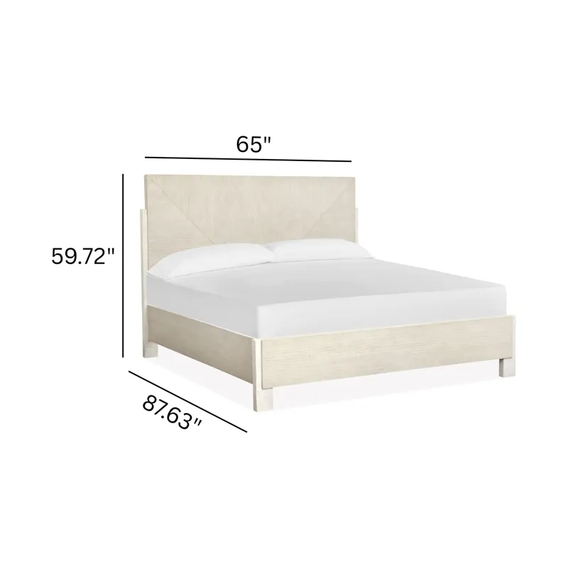 Lorelei Misty Cloud Queen Panel Bed