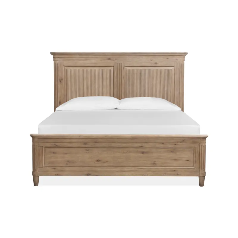 Harmony Heights Belgium Wheat California King Panel Bed