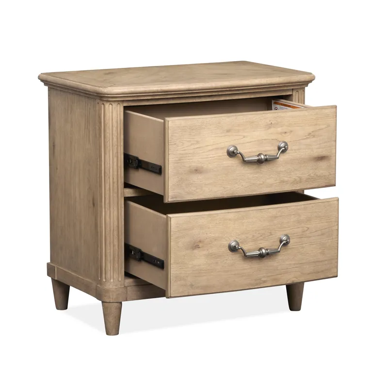 Harmony Heights Belgium Wheat Drawer Nightstand