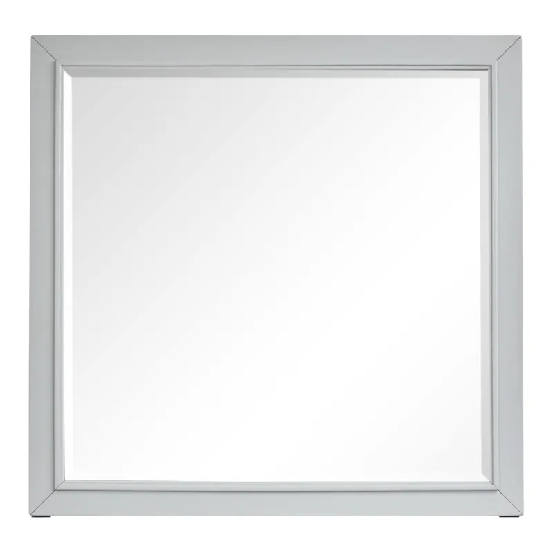 Charleston Harbor Gray Grey Drawer Dresser With Landscape Mirror
