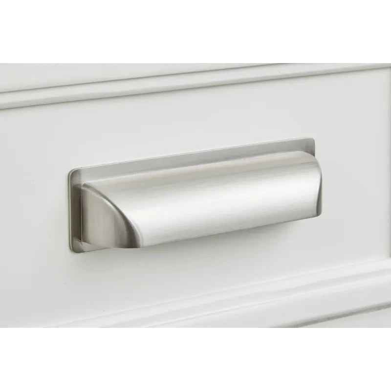 Charleston White Dove And Harbor Gray White Drawer Dresser With Grey Landscape Mirror