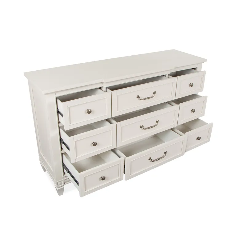 Willowbrook Egg Shell White Drawer Dresser