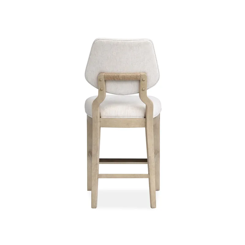 Sunset Cove Counter Chair w/Upholstered Seat and Back