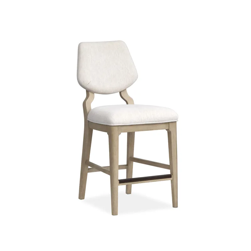 Sunset Cove Counter Chair w/Upholstered Seat and Back