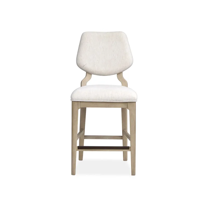 Sunset Cove Counter Chair w/Upholstered Seat and Back