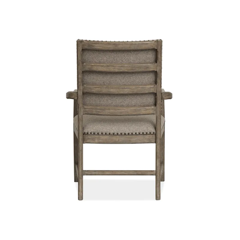 Claremont Dining Arm Chair w/Upholstered Seat & Back (2/ctn)