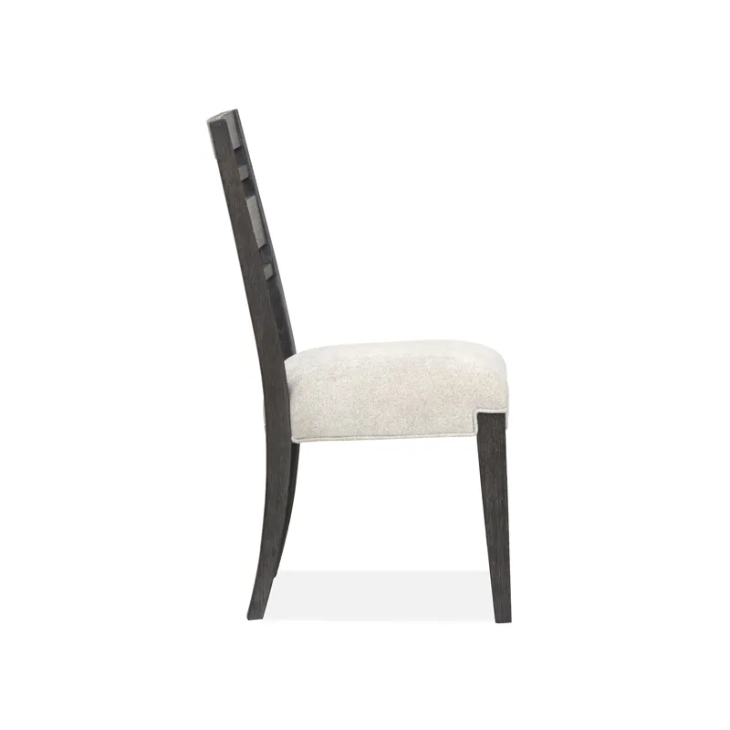 Plum Creek - Black Dining Side Chair w/Upholstered Seat (2/ctn)