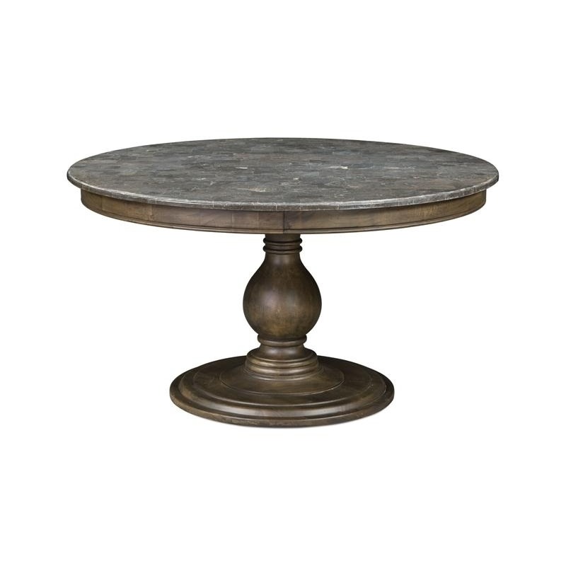 Round Dining Table With Bluestone Top By Magnussen Home Oskar