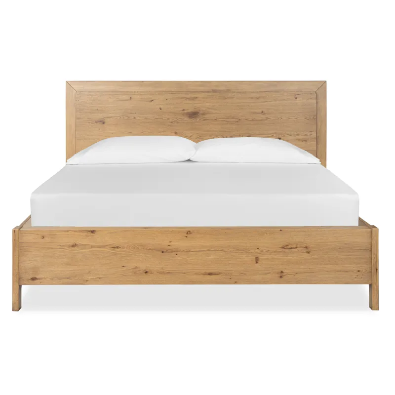 Davenport Rustic Caramel California King Panel Bed