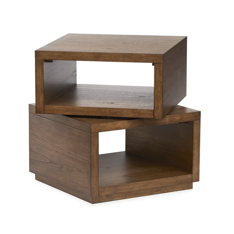 Newton Cinnamon Square End Table