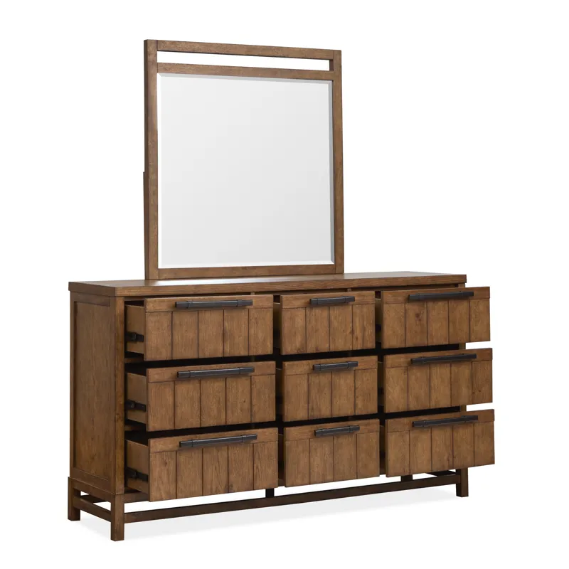 Conway Honey Wheat Drawer Dresser