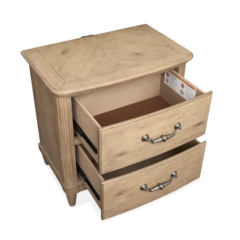 Harmony Heights Belgium Wheat Drawer Nightstand