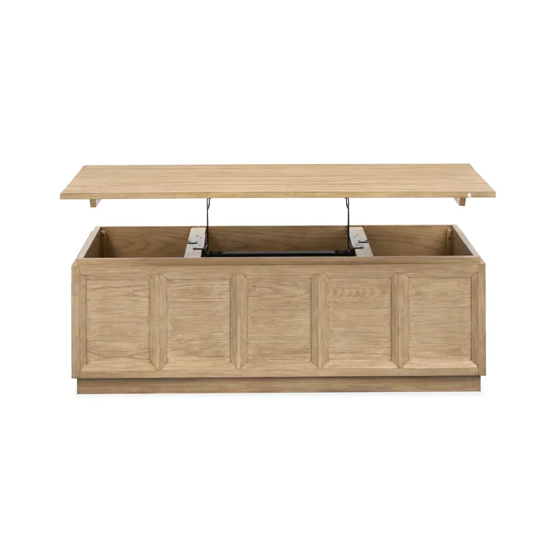 Burnham Sable Dusk Lift Top Storage Cocktail Table