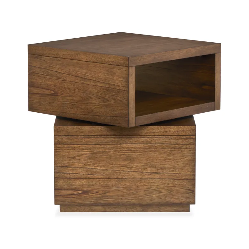 Newton Cinnamon Square End Table