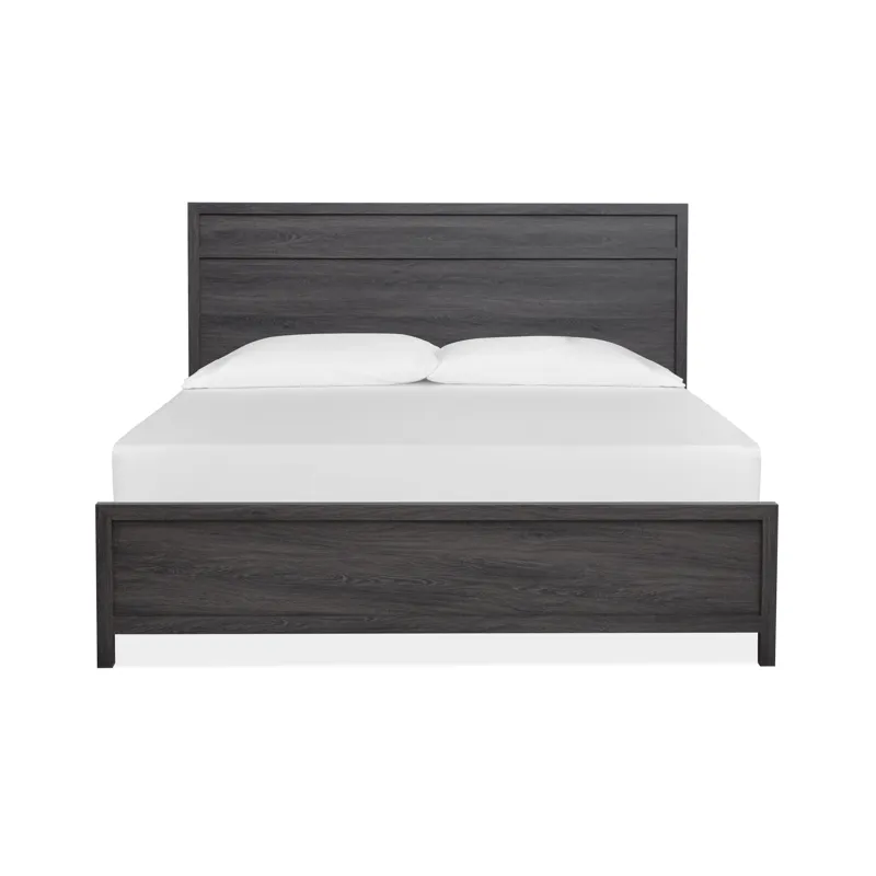 Merrifield Raisin Black Queen Panel Bed