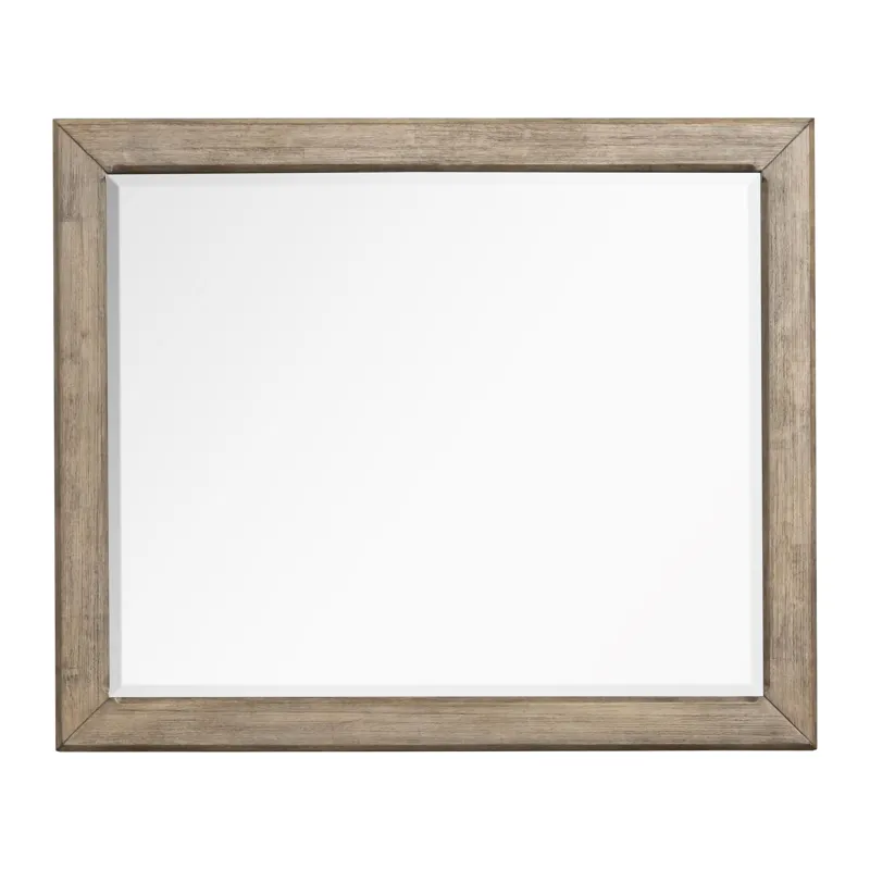 Claremont Smokey Taupe Landscape Mirror