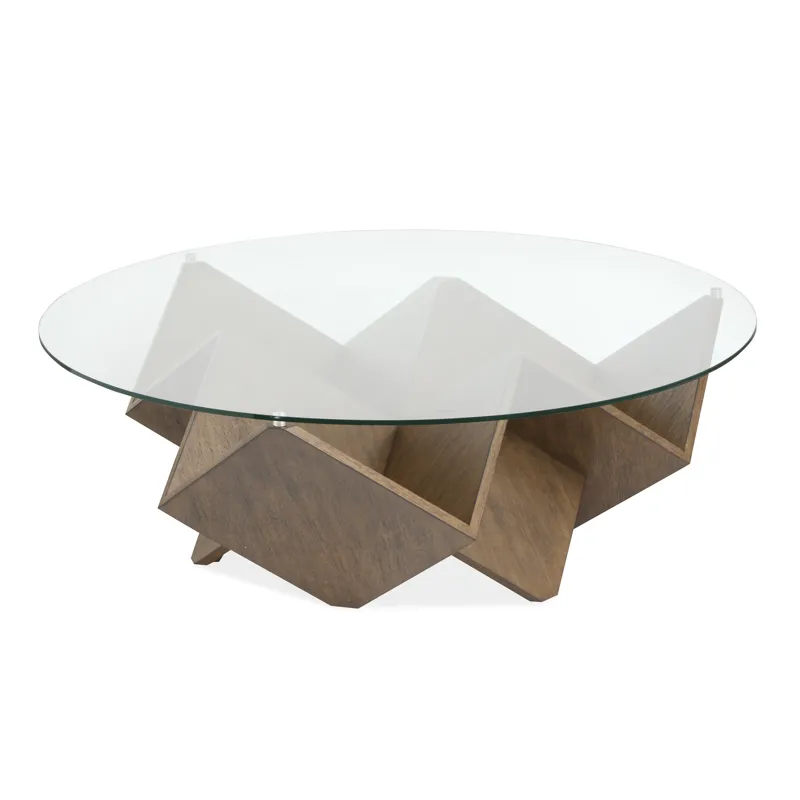 Vector Russet Round Cocktail Table