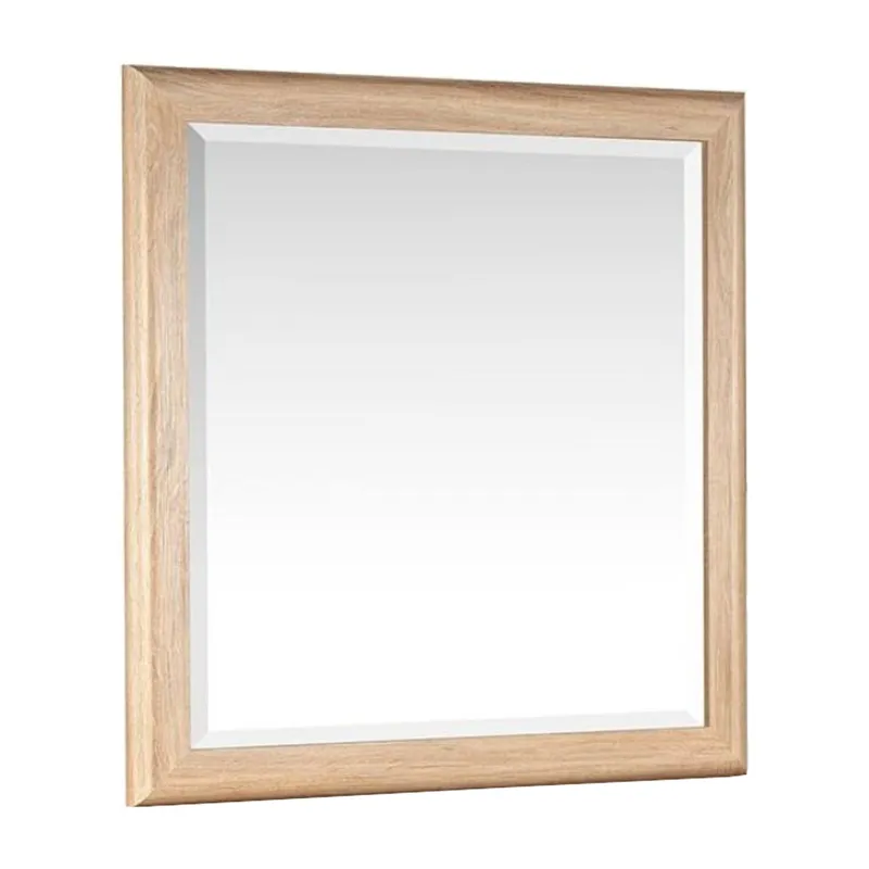 Brentwood Heights Provincial Brown Single Drawer Dresser With Portrait Mirror