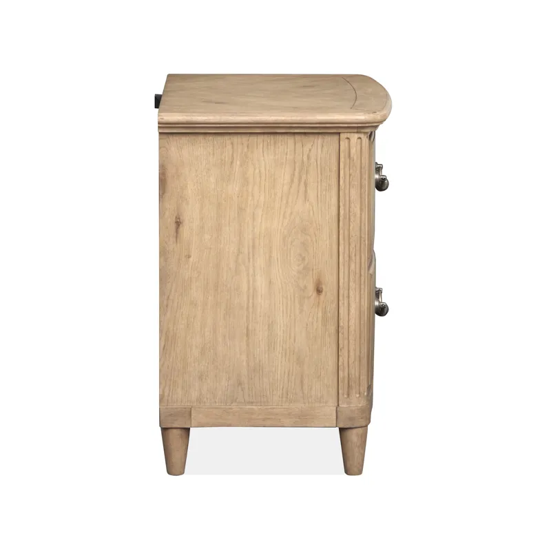 Harmony Heights Belgium Wheat Drawer Nightstand