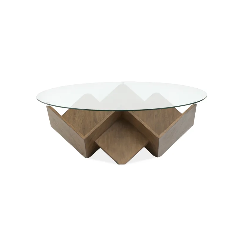 Vector Russet Round Cocktail Table