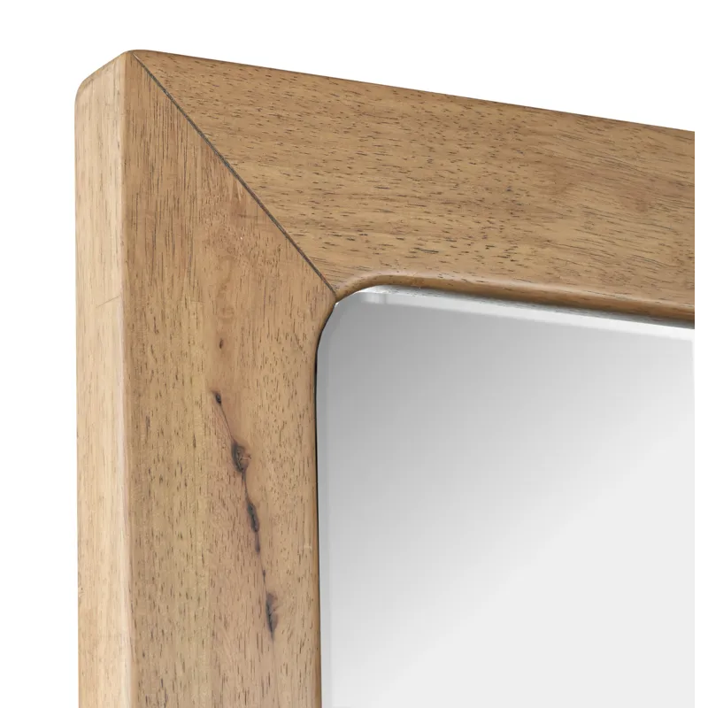 Davenport Rustic Caramel Portrait Mirror