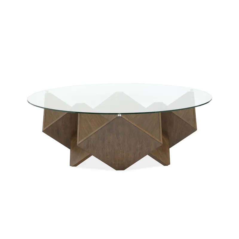 Vector Russet Round Cocktail Table