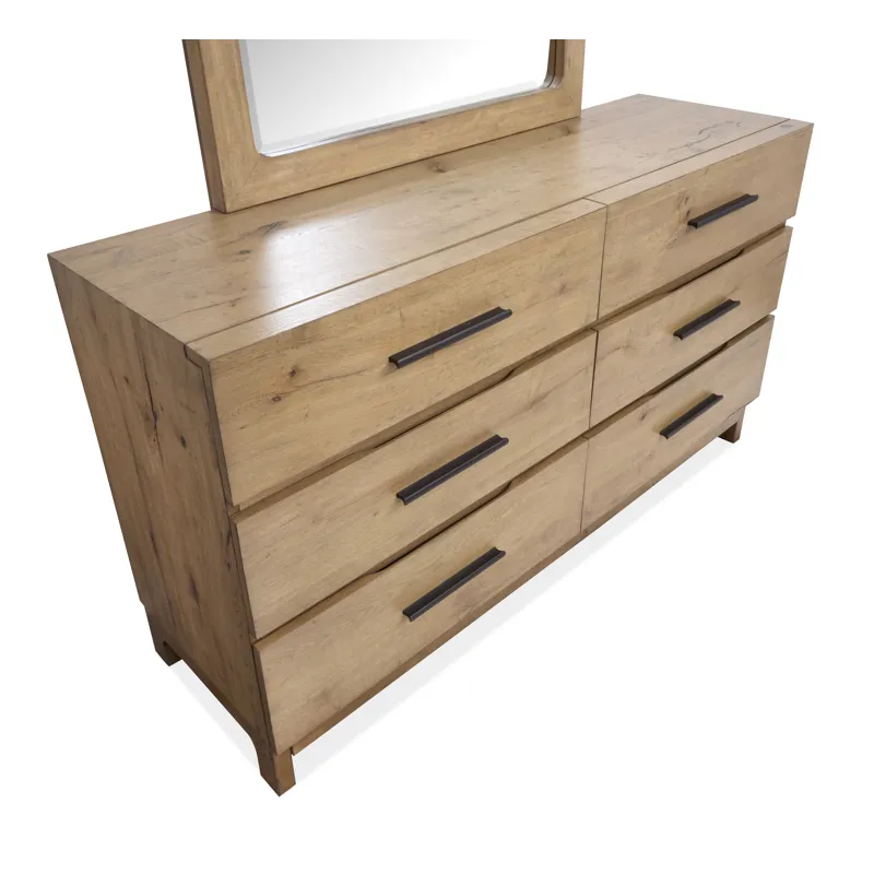 Davenport Rustic Caramel Double Drawer Dresser